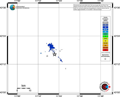 Mappa EMS - territori località