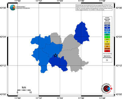 Mappa MCS - territori comuni