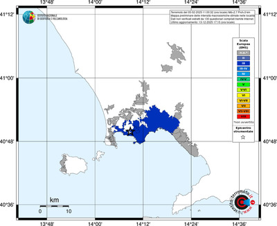 Mappa EMS - territori località