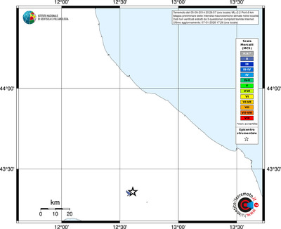 Mappa MCS - territori località