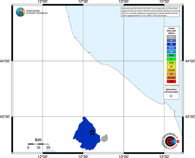 Mappa MCS - territori comuni