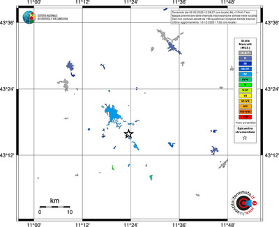 Mappa MCS - territori località