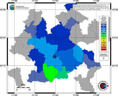 Mappa MCS - territori comuni