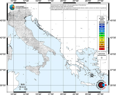 Mappa EMS riferita ai limiti comunali