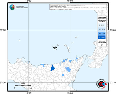 Mappa territorio comunale con almeno 3 questionari