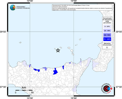 Mappa territorio comunale con almeno 3 questionari