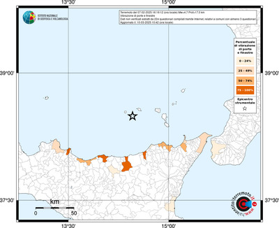 Mappa territorio comunale con almeno 3 questionari