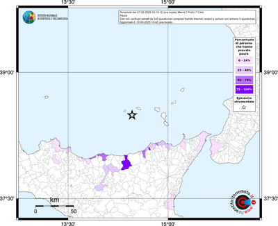 Mappa territorio comunale con almeno 3 questionari