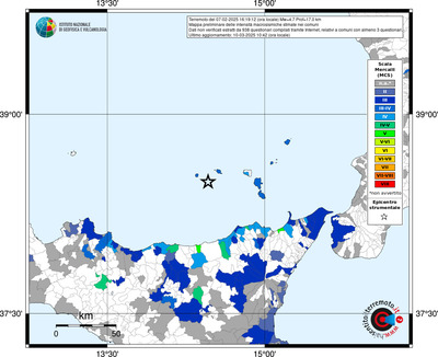 Mappa MCS - territori comunali