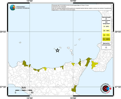 Mappa territorio comunale con almeno 3 questionari