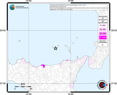 Mappa territorio comunale con almeno 3 questionari