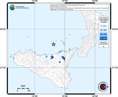 Mappa territorio comunale con almeno 3 questionari