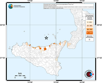 Mappa territorio comunale con almeno 3 questionari