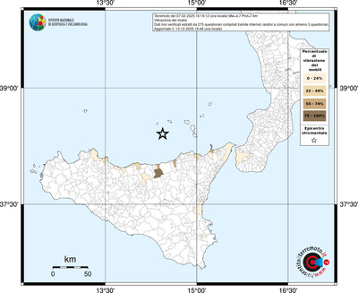 Mappa territorio comunale con almeno 3 questionari