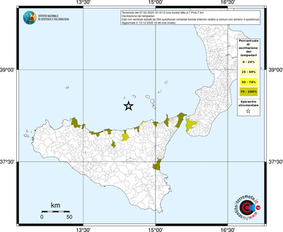 Mappa territorio comunale con almeno 3 questionari