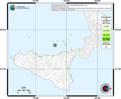 Mappa territorio comunale con almeno 3 questionari