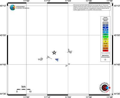 Mappa MCS - territori località