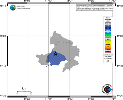 Mappa MCS - territori comuni