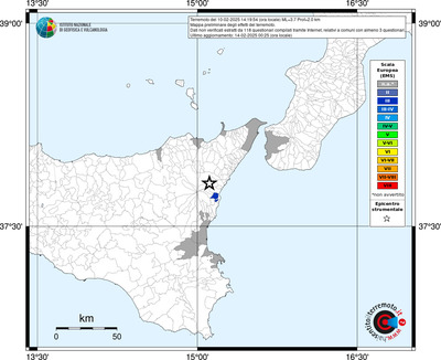 Mappa EMS riferita ai limiti comunali