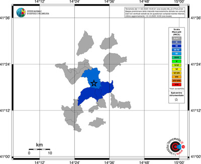 Mappa MCS - territori comuni