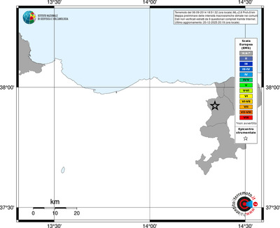 Mappa EMS - territori comuni