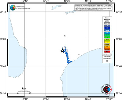 Mappa EMS - territori località