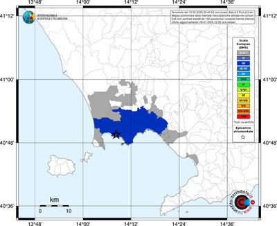 Mappa EMS - territori comunali