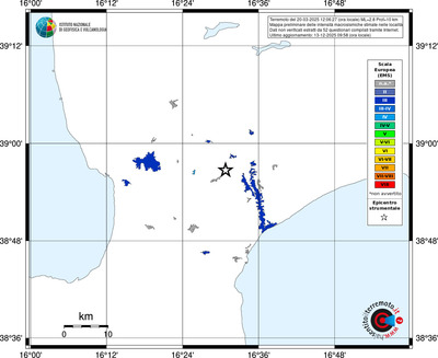 Mappa EMS - territori località