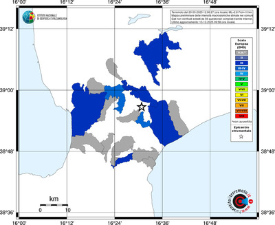 Mappa EMS - territori comuni