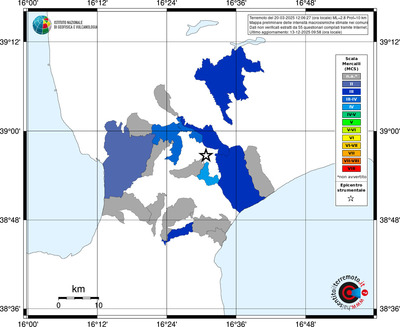 Mappa MCS - territori comuni