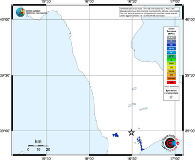 Mappa EMS - territori località