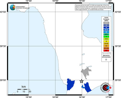 Mappa EMS - territori comuni