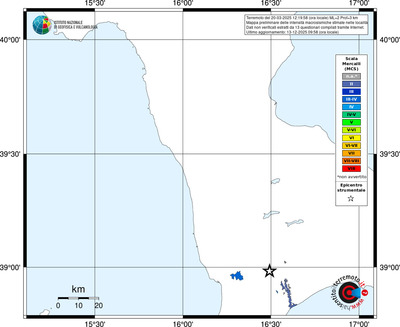 Mappa MCS - territori località