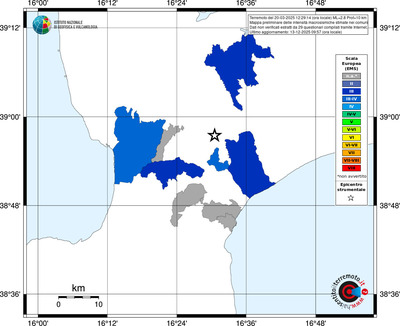 Mappa EMS - territori comuni