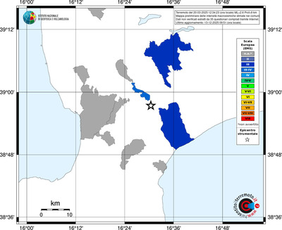 Mappa EMS - territori comuni