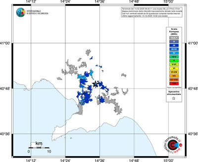 Mappa EMS - territori località
