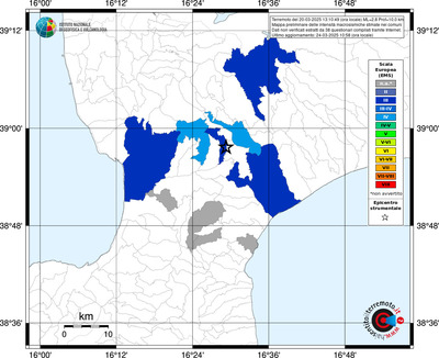Mappa EMS - territori comunali