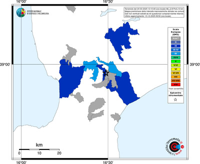 Mappa EMS - territori comuni