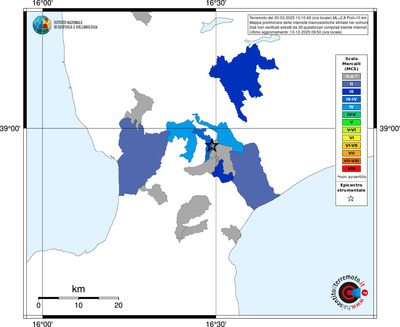 Mappa MCS - territori comuni