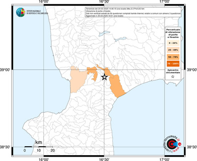 Mappa territorio comunale con almeno 3 questionari