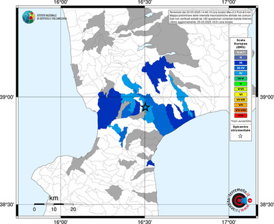 Mappa EMS - territori comunali