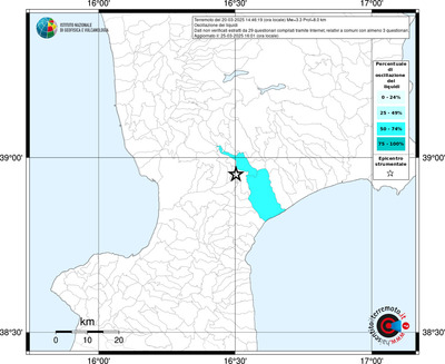 Mappa territorio comunale con almeno 3 questionari