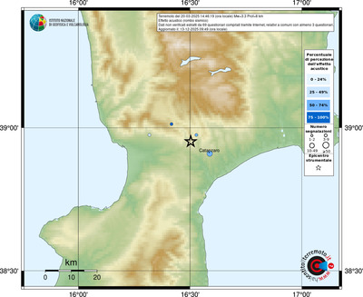 Mappa comuni con almeno 3 questionari