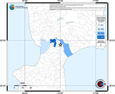Mappa territorio comunale con almeno 3 questionari