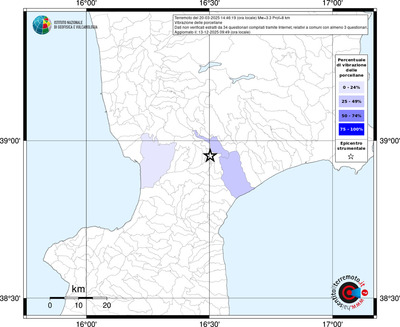 Mappa territorio comunale con almeno 3 questionari
