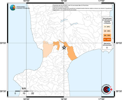 Mappa territorio comunale con almeno 3 questionari