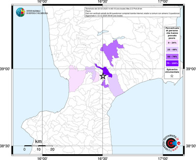 Mappa territorio comunale con almeno 3 questionari