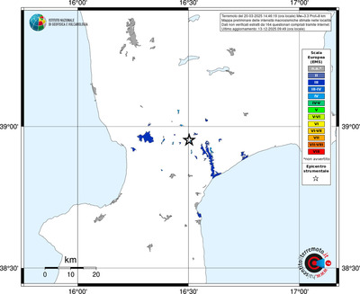 Mappa EMS - territori località