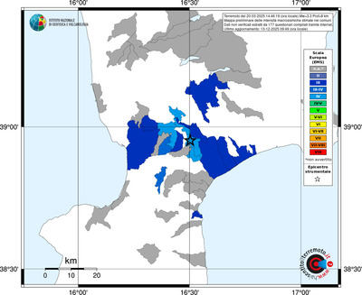 Mappa EMS - territori comuni