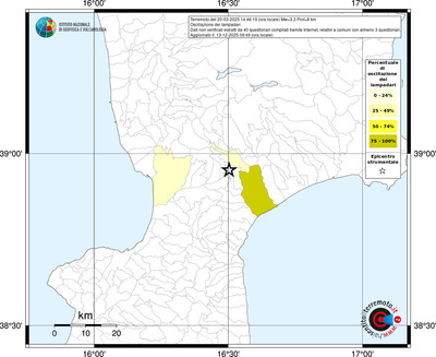 Mappa territorio comunale con almeno 3 questionari
